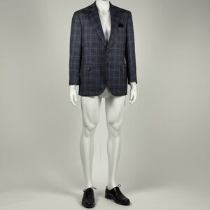 Battistoni Silk & Linen Sport Jacket US Size 44S